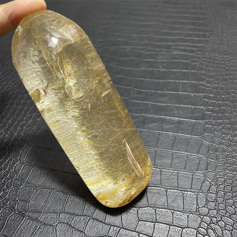 610g Rainbow Clear Lemurian Seed Quartz Natural Point Cluster Crystal Rough Healing