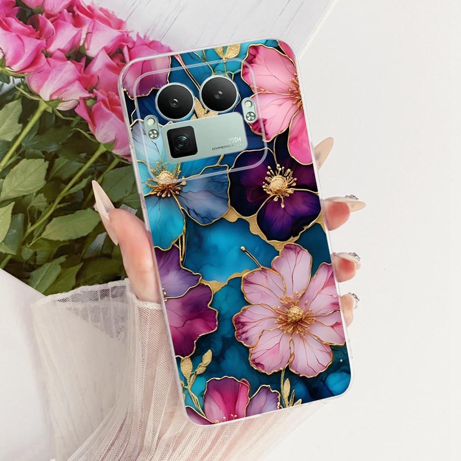 For Realme GT8 Pro 2025 Case RMX5210 Popular Flower Bowknot Soft Slim Silicone Back Cover For Realme GT 8 GT8 RealmeGT8 5G Coque