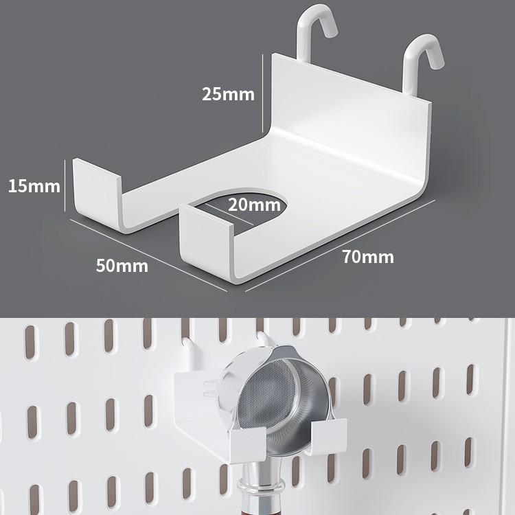 Black Wall-Mounted Pegboard Hooks for DIY Gaming Room Organization