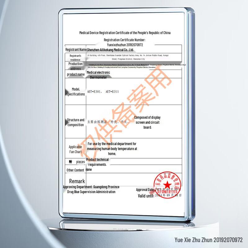 High-Precision Digital Medical Thermometer AET-E301