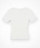 210EDIT Ribbed Heart Neck Short Sleeve Knit [Cream]_Ze2Sw505_Crm
