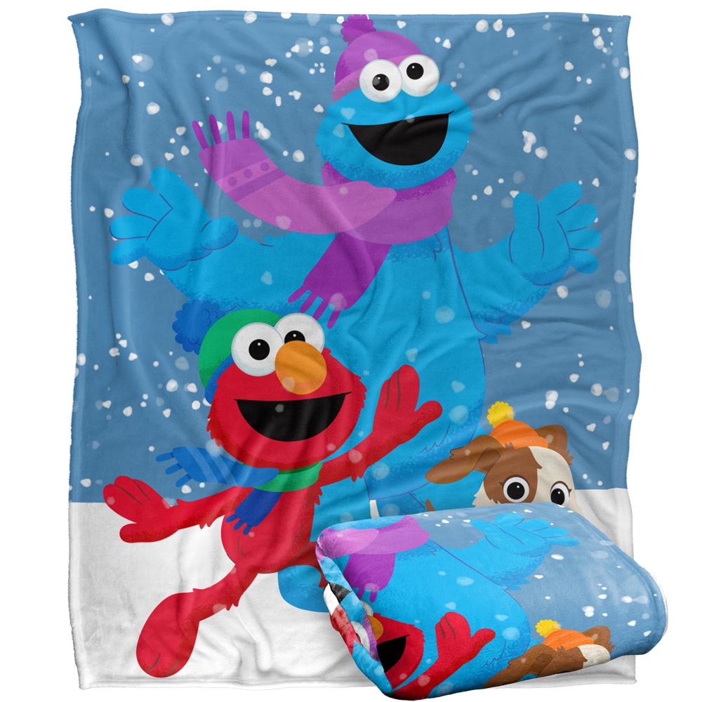Sesame Street Furry Friends Snow Blanket