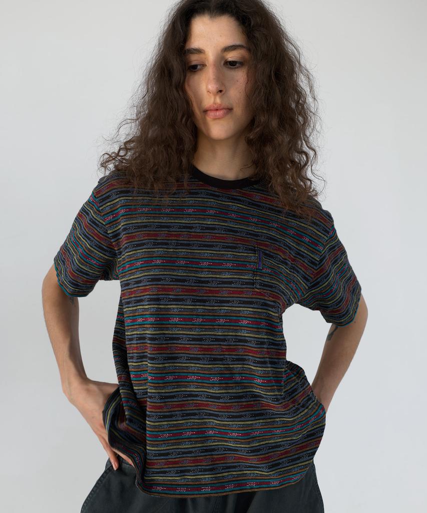THISISNEVERTHAT Be Striped Tee Brown