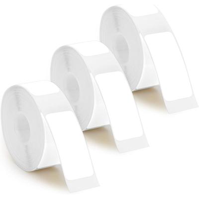 3 גלילים Phomemo D30 מדפסת מדבקות תרמית ניידת - 0.59X1.18 אינץ' (15 מ"מ X 30 מ"מ), 230 תוויות לגלגול
