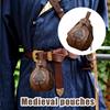 Artificial Leather Dice Bag Tray Design Viking Style Vintage Medieval Drawstring Pouch For D&D Role Playing Rpg Game Coin Purse Set