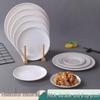YuQunHui Commercial Melamine Round Dinner Plate