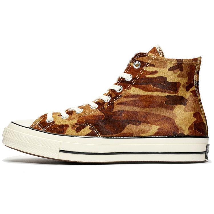 

Converse Chuck 70 Hi Pony Hair Pack - Кроссовки унисекс с камуфляжным принтом Green Black Egret 164589C