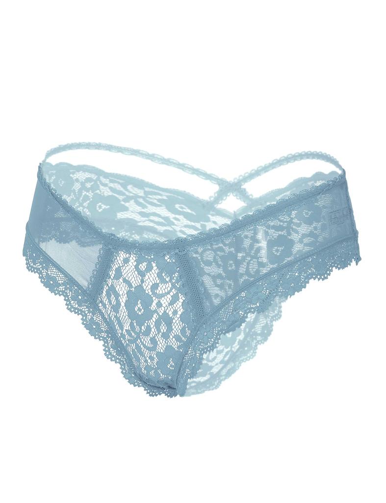 Lace Cute Sexy Plus Size Stylish [comeondear] Women's T-Back Panties, See-Through Panties, Low-Rise Underwear, Lingerie, Ribbon, Stress-Free