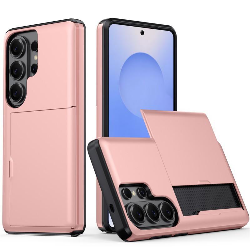 Suitable S26Ultra Phone Case S25FE Slide Card Wallet Slot A57/A37 Drop Resistance Protective Cover