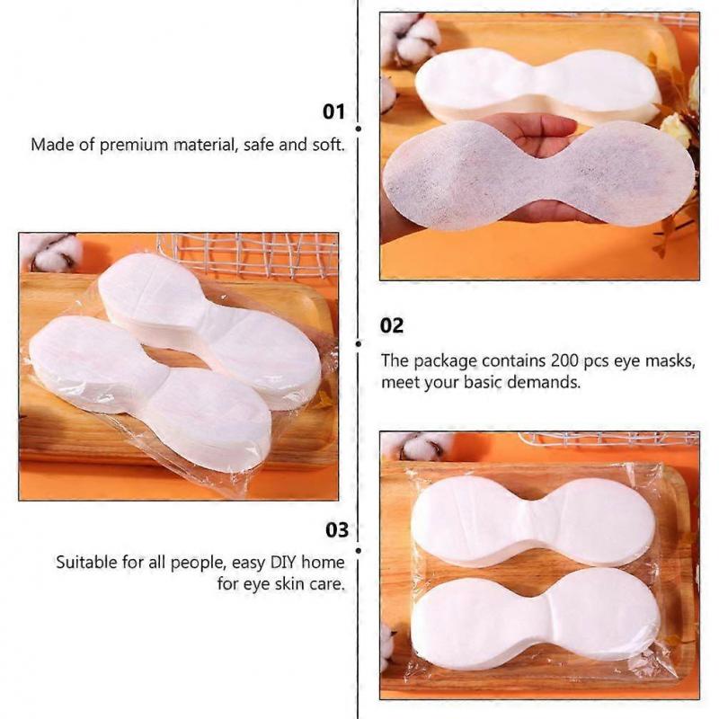 200pcs Disposable Non Woven Cotton DIY Makeup Facial Cotton Pads Spa Skin Care