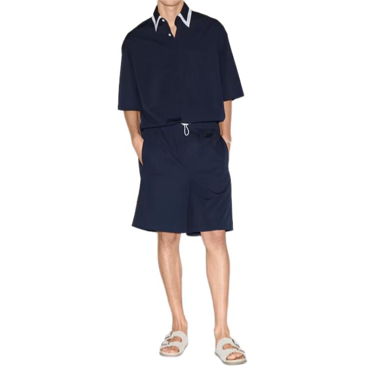 Gucci Collared Detailed Short Sleeved Shirt 814704-Z7AHA-4294
