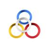Car Steering Wheel Panel Logo Cover Trim for VW Golf 6 7 MK6 MK7 Jetta MK5 Passat B6 B7 Polo for Skoda Fabia Styling