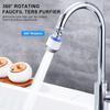 The Kitchen Faucet Filter Has a Splash-free Aeration Head with a 360° Fully Rotating Nozzle and Water Filter, Which Can Be Flexibly Expanded