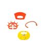 Calf Weaner Bull Nose Ring and Piercing Pliers, Plastic Reinforced Type