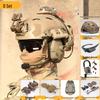 FCS-TACTICAL SF FAST Tactical Helmet Set with Night Vision