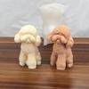3D Teddy Chai Dog Aromatherapy Candle Fragrance Stone Gel Drop Decoration Silicone Mold Diy Dog Cat Plaster Mold