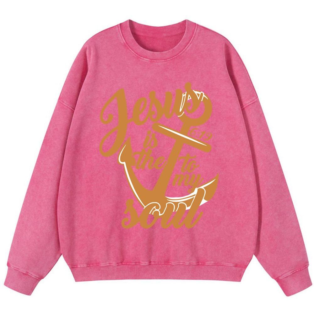 

Иисус — это для моей души женский винтажный хлопковый свитшот уличного тонкого стиля, пуловер с капюшоном, хип-хоп, с круглым вырезом 3XL