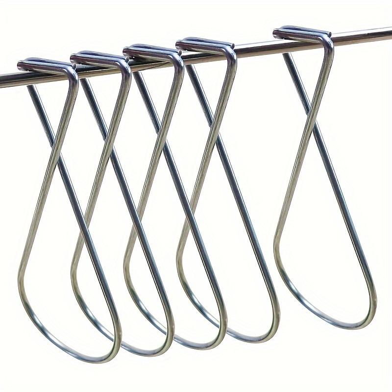 100/5 Stück Edelstahl Deckenhakenclips T-Träger Akustikdecke Hakenclips Aufhänger Gitterklemmen für Leuchte Pflanze Büro Wohnkultur