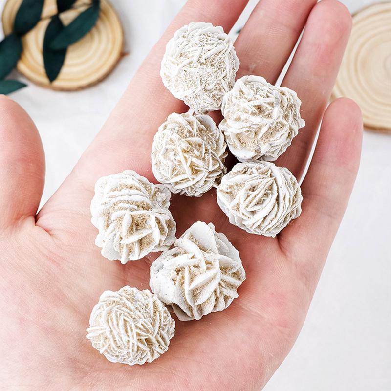 Desert Rose Crystal Gypsum Rose Love Stone Sand Desert Rose Table Ornament Educational Collectible Mineral Specimen Home