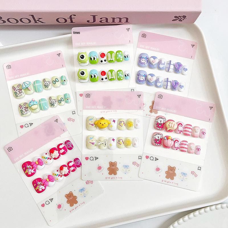 

3D Cute Cartoon Removable Children s Nail Stickers