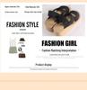 New Roman EVA Thick-Soled Lightweight Women's Closed-Toe Outdoor Sandals for Students - Height-Increasing and Comfortable