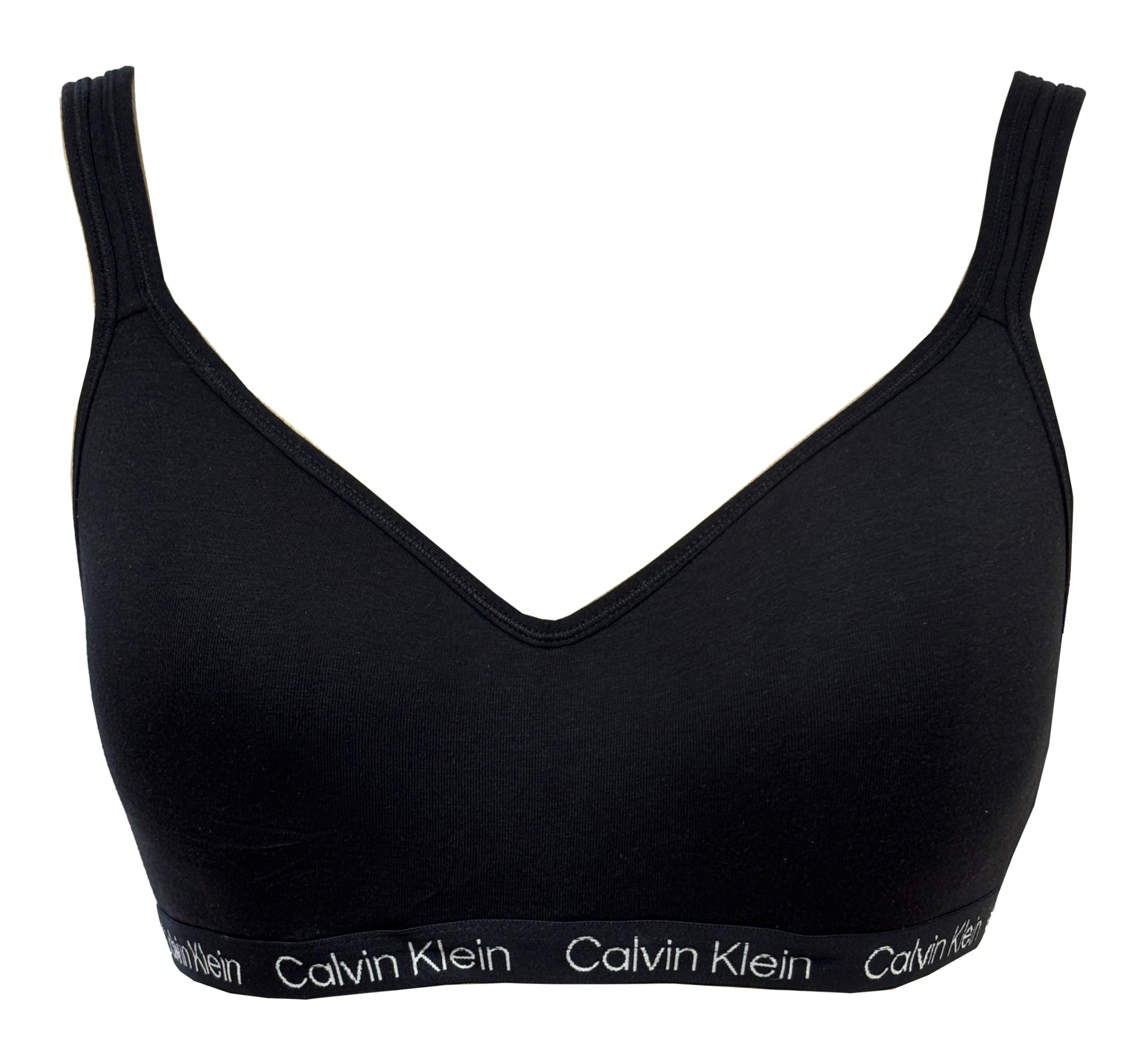 

Calvin Klein CK Bralette with size S padding, 2-pack, black, [Used] чёрный