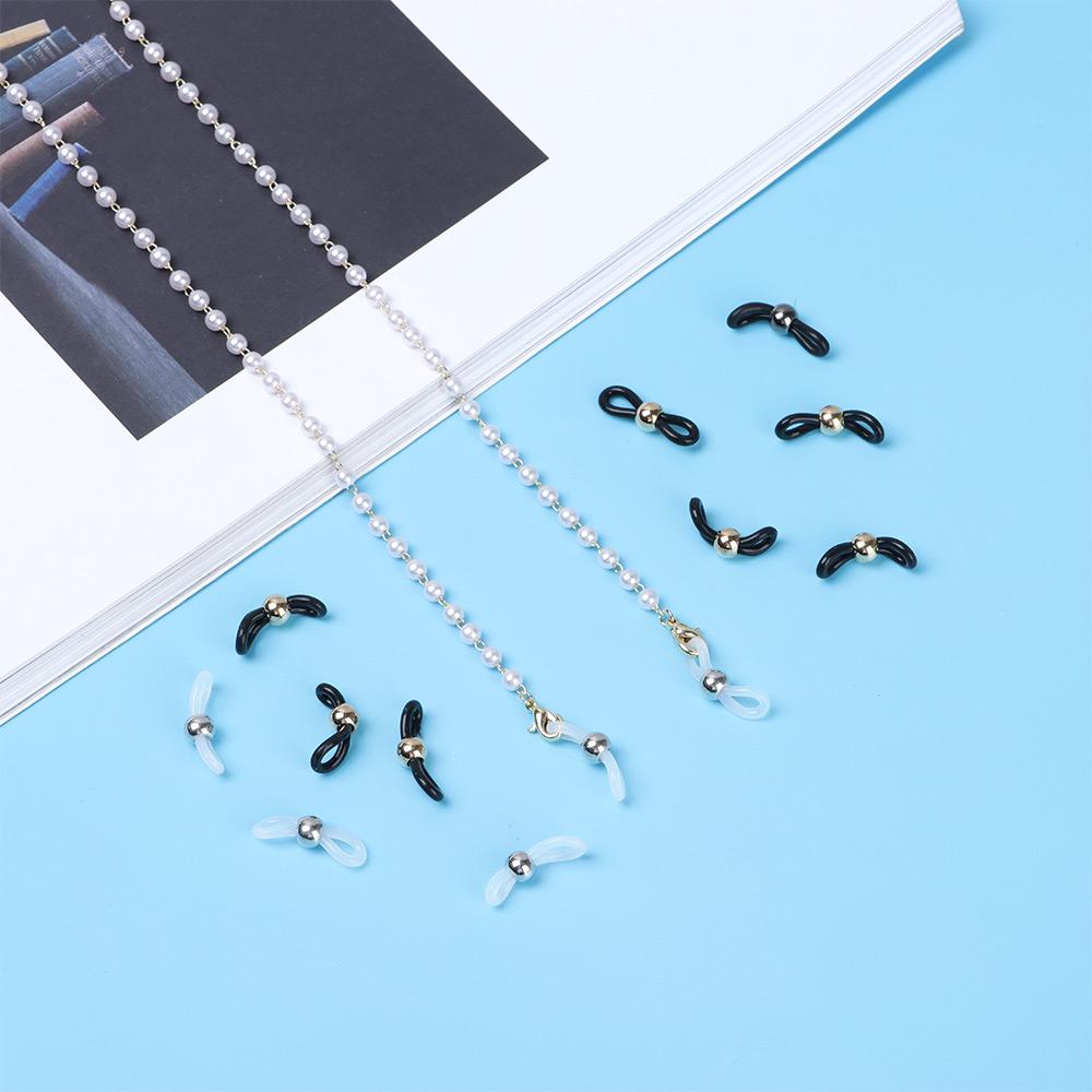 Anti-Slip Glasses Ring Eyeglass Chain Ends Retainer Sun Glasses Cord Holder Glasses Rope Connectors