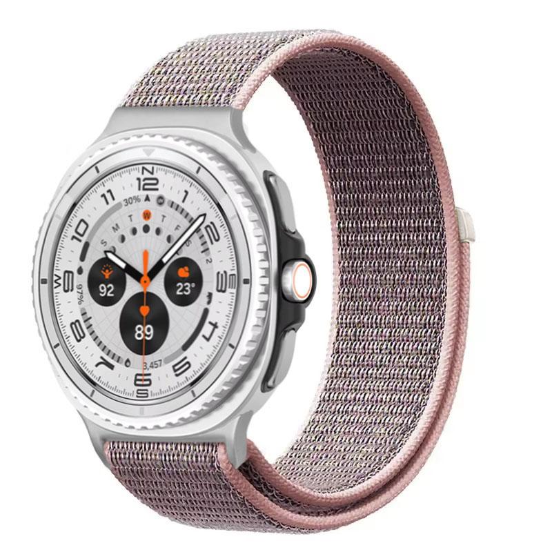 Official Nylon Loop Strap For Samsung Galaxy Watch 8 40mm 44mm Metal Connecting Bracelet Galaxy Watch 8 Classic 46mm Wristband