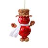Cross-border Creative Painted Irregular Christmas Ornament - Sequin Snowman Pendant for Indoor Decoration
