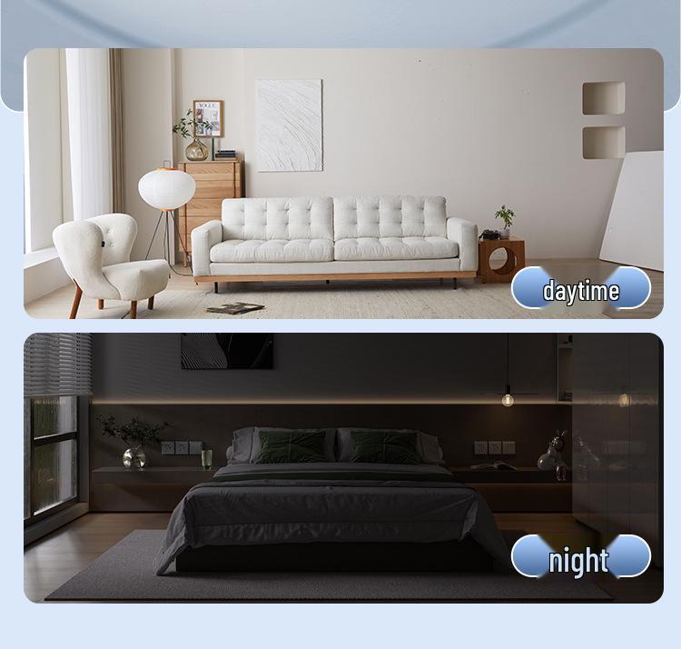 360° Dual-Lens Wireless Indoor Surveillance Camera with Dual-Screen and WiFi