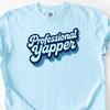 Professional Yapper Comfort Colors Shirt, Funny Mom Gift, Sarcastic Mom Y2K Retro Vintage Meme Shirt