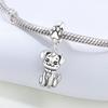 Copper Handsome Dog Animal Pet Beads Original Pendants Bracelet Charm Jewelry Party Diy Trendy Gifts