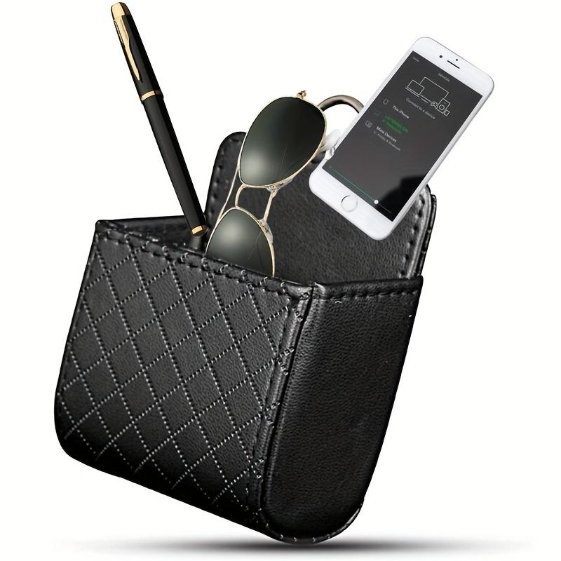 1PC Car air outlet miscellaneous bag, car interior box, car storage box, hanging bag, sheepskin air outlet storage box