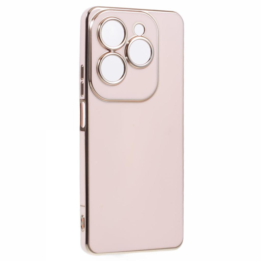 For Infinix Hot 40/Hot 40 Pro/TECNO Spark 20 Pro Case 6D Electroplating Protective TPU Phone Cover