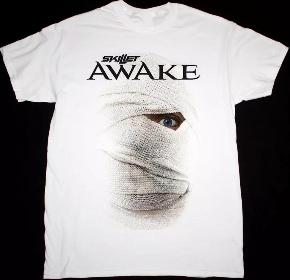 New Skillet - Awake Album Music White All S to 5XL Shirt Unisex T-Shirt S