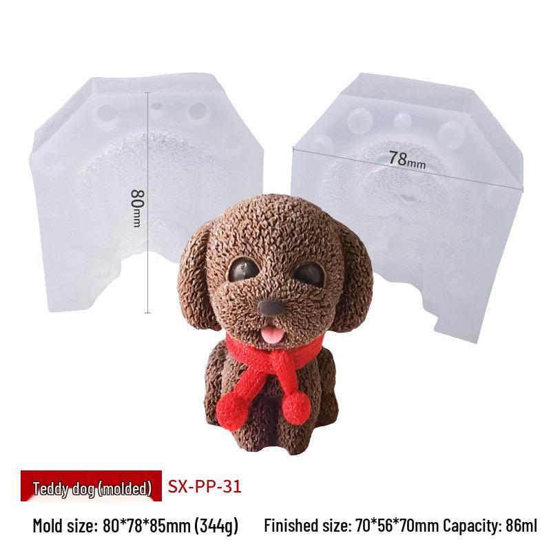 Sanxin Kleiner Bär Silikon Eiswürfel- & Mousseform für DIY Milchtee & Kaffee