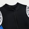 Long Sleeve Zipper One-Piece Swimwear Women - Rash Guard Style UV Protection Water Sports Beach Swimming Surfing Diving