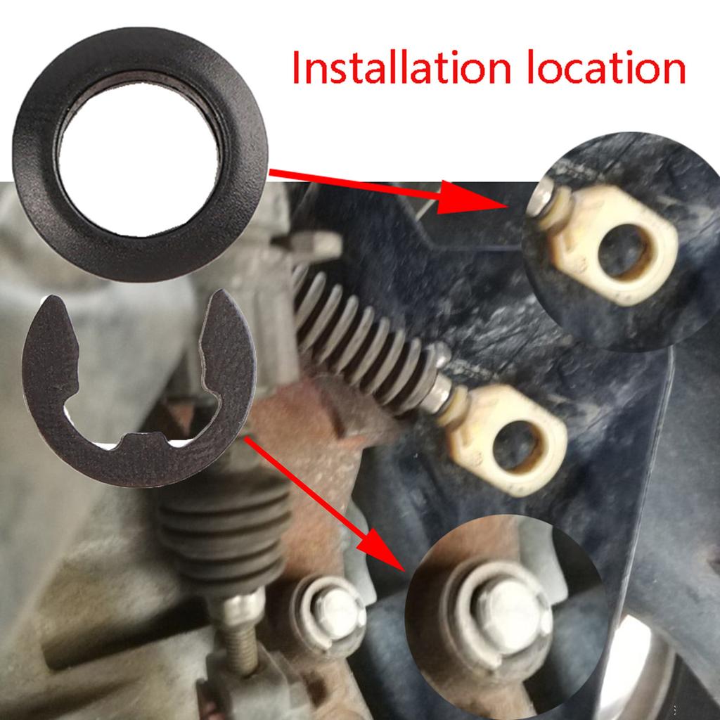 Set For Toyota Corolla Matrix 2003-2008 Plastic Automatic Transmission Shift Shifter Cable Bushing Replacement 33820-02370B