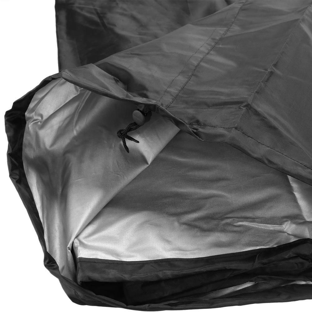 Outdoor Garden Patio Heater Cover Protector Canopy Patio Heater Dust Cover (Black 221x84cm)