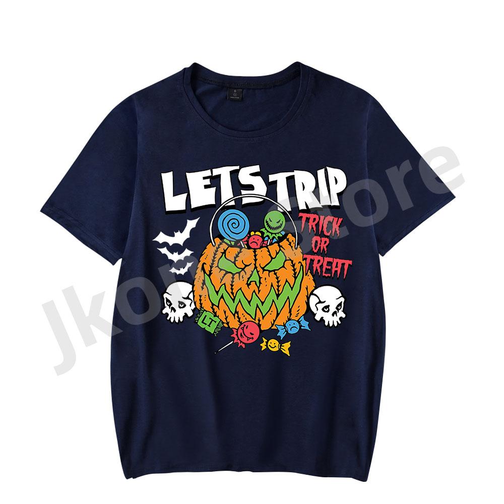 

Sturniolo Triplets Lets Trip JackOLantern Tee Women Unisex Fashion Funny Casual Short Sleeve Tshirts 4XL