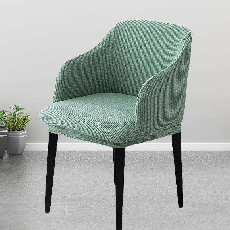 Polar Fleece Armchair Cover Wingback King Back Chair Cover Hotel And Home Party Banquet Seat Cover Home 1/2/4/6PCS