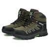 Large Size Hiking Shoes Men's High-top Outdoor Hiking Shoes Snow Boots Men