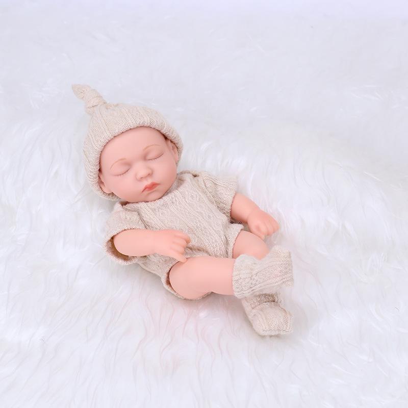Mini Realistic Silicone Reborn Doll – Children's Soft Body Girl Figure Gift