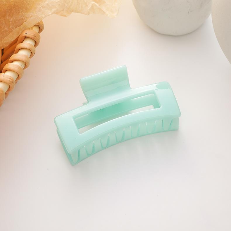 

Новая корейская версия акриловой заколки-квадрата цвета Ins, дикий конфетный цвет, леопардовая заколка для волос, женские аксессуары для волос