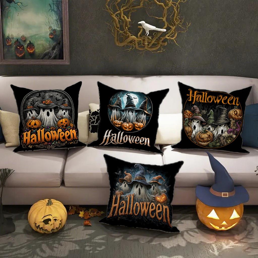 Halloween-Themed Pillowcases For Homesuitable For Sofa Car Bedroom Decorative Cushion Cover Pillow Cover