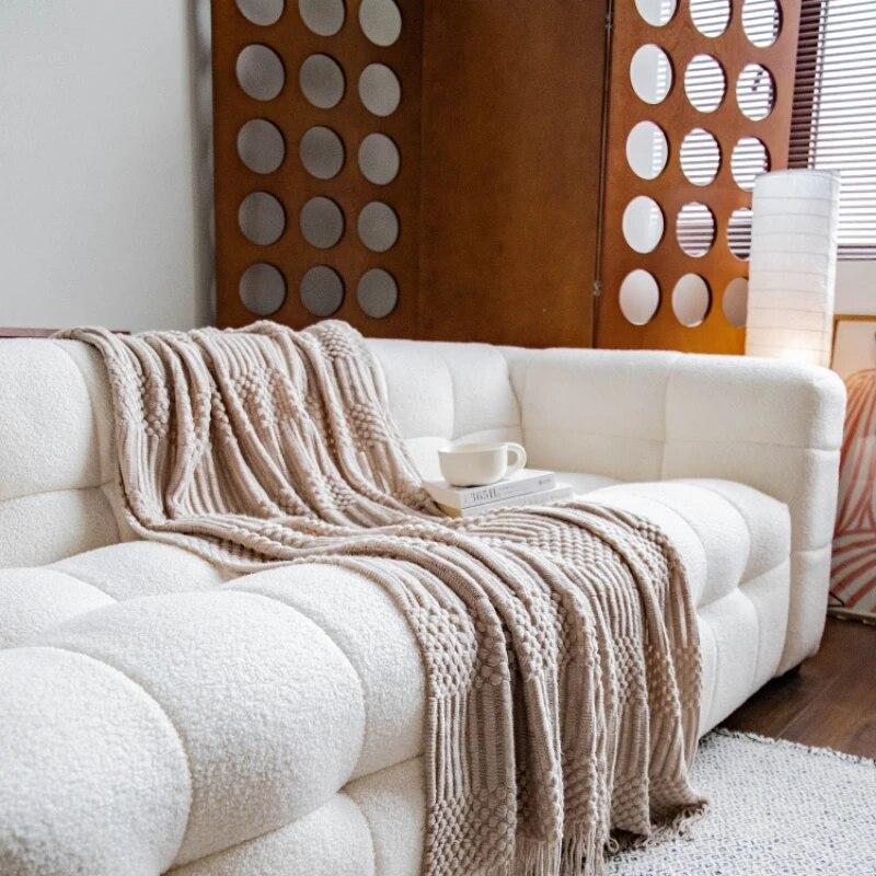 Nordic Sofa Light Luxury Blanket Cloak Shawl Office Nap Blanket
