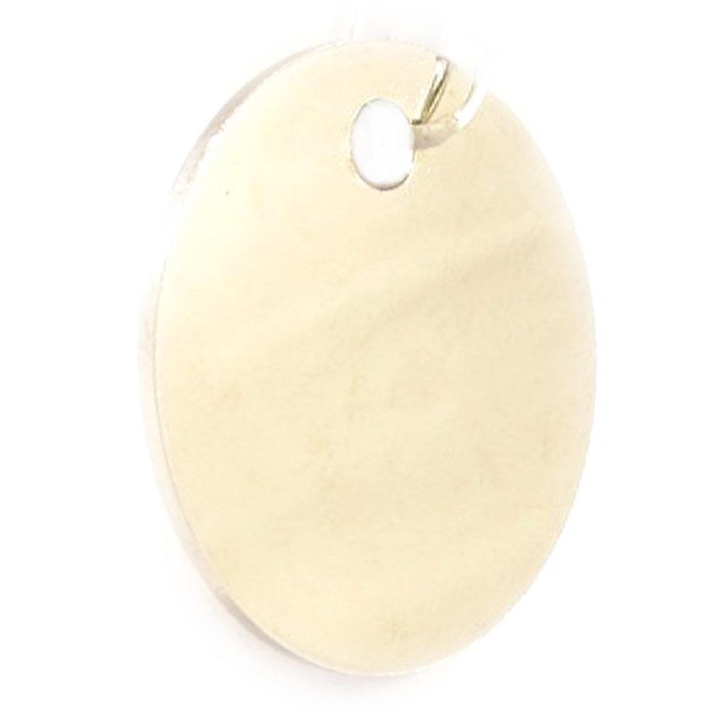 Les Trésors De Lily [C2992] - Nickel-plated Silver 'Round' Animal Tag