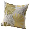 Leaf Pattern Jacquard Linen Pillow Cover Soft Textured Fabric Wrinkle Resistant Cushion Case For Living Room Bedroom