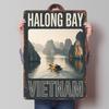 Halong Bay Vietnam Travel Metal Poster Custom Wall Art Retro Vintage Tinplate Signs for Man Cave Decoration Aesthetic House Home