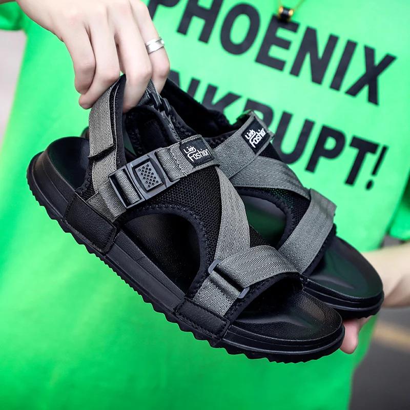 WOTTE Men Sandals Outdoor Men Shoes EVA Slip On Soft Platform Sandals Summer Casual Sandal Shoes For Man Sandle Men Big Size 46